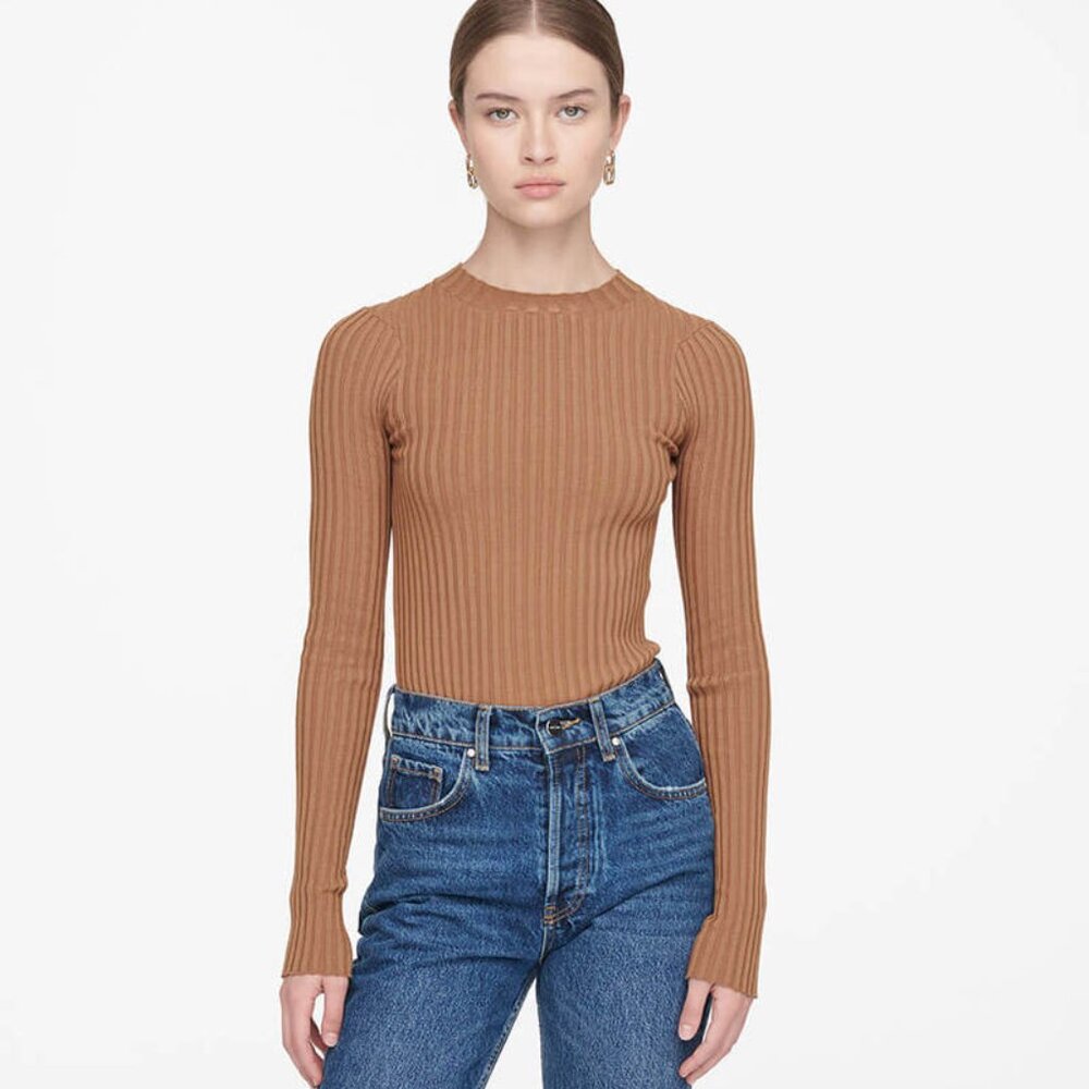 NWT! Anine Bing Cecily Sweater in Camel